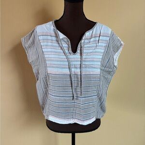 prAna Mistico Top Organic Cotton Stone Shade (?) W11190711 Size SMALL